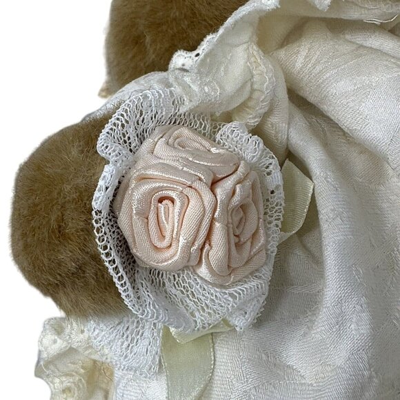 Dakin Victoria Rose Holly Pond Hill Bride Rabbit Bunny Plush Bridal Gown 12" - Picture 12 of 16